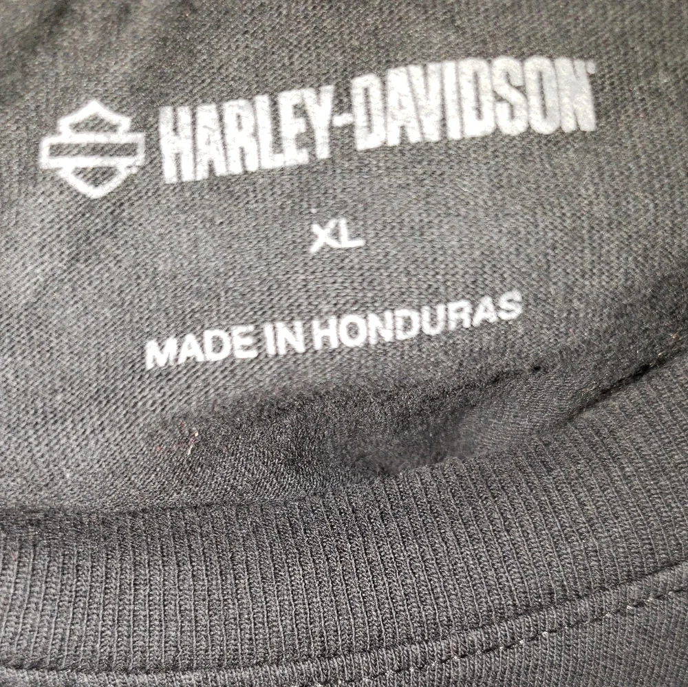 Harley-Davidson EUC Black "Lawless" Scott City MO Men's T-Shirt Size L - Picture 4 of 6
